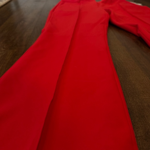 DKNY Slim Flare Dress Pants – Red – Full Length – Size 10P (NWT) - Picture 12 of 15